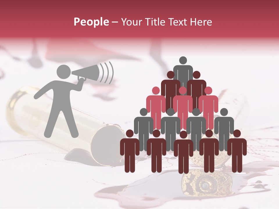 Gun Color Painful PowerPoint Template