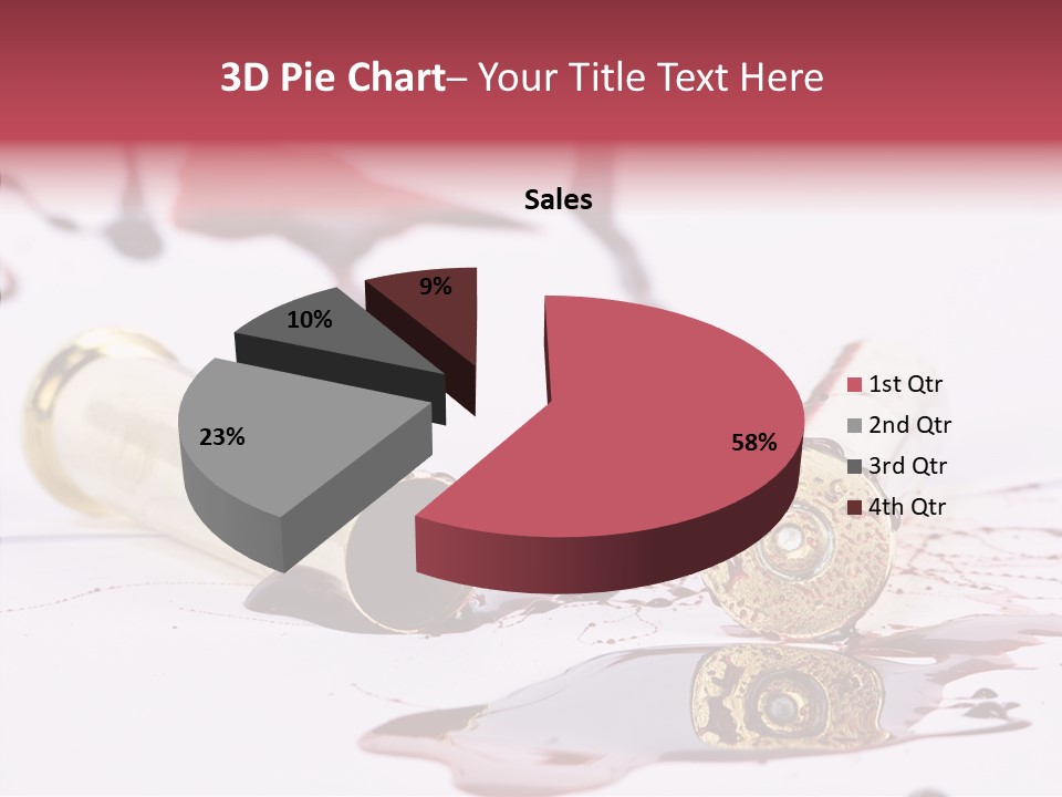 Gun Color Painful PowerPoint Template
