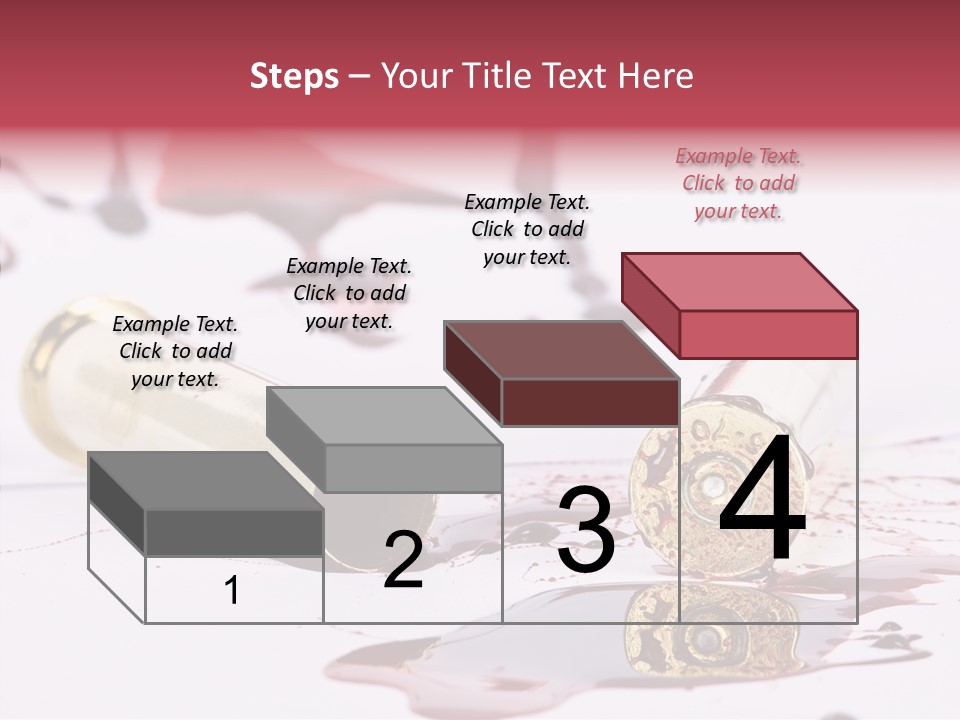 Gun Color Painful PowerPoint Template