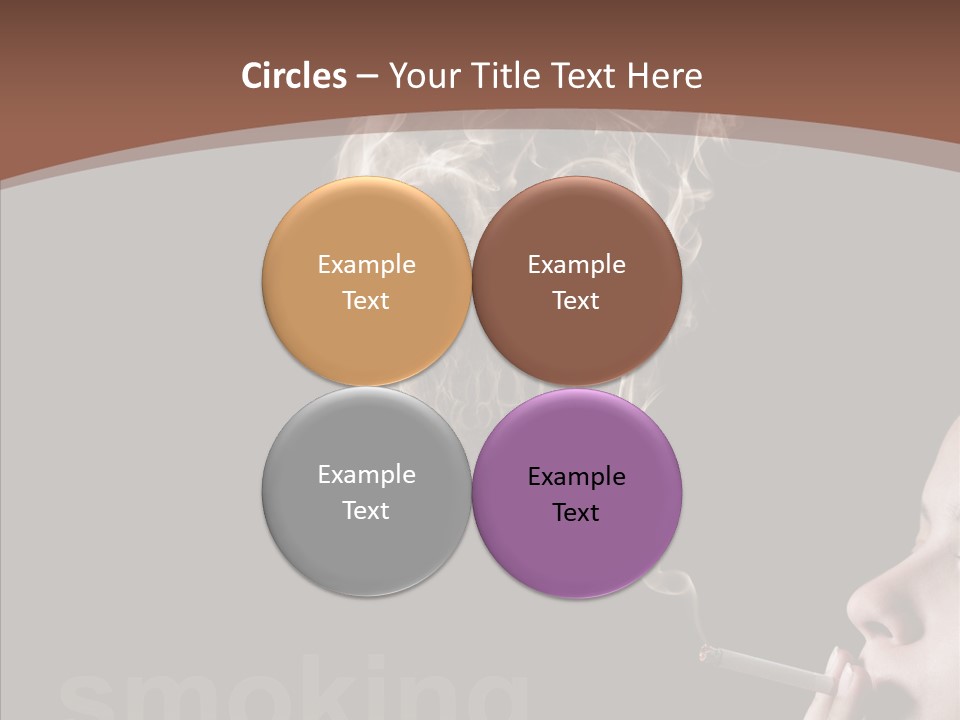 Toxic Hand Filter PowerPoint Template