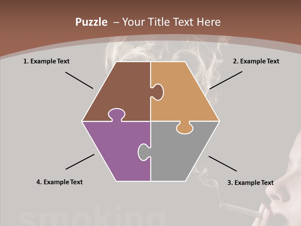 Toxic Hand Filter PowerPoint Template
