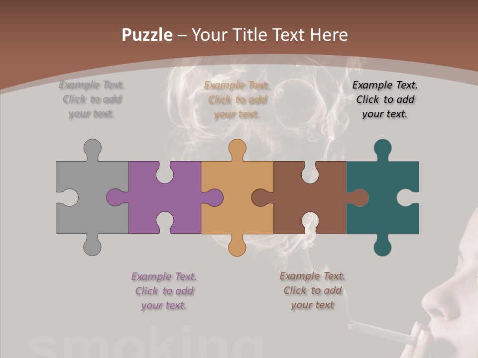 Toxic Hand Filter PowerPoint Template