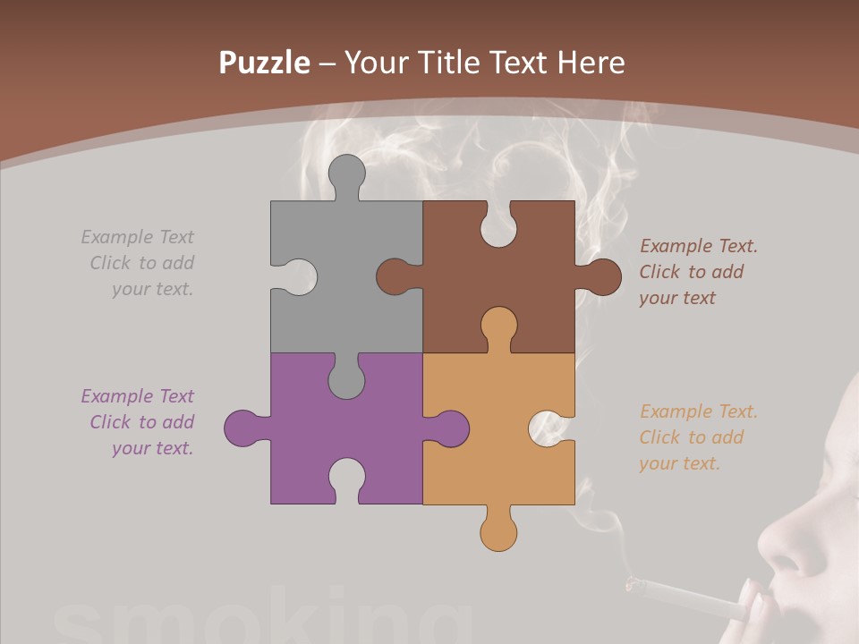 Toxic Hand Filter PowerPoint Template
