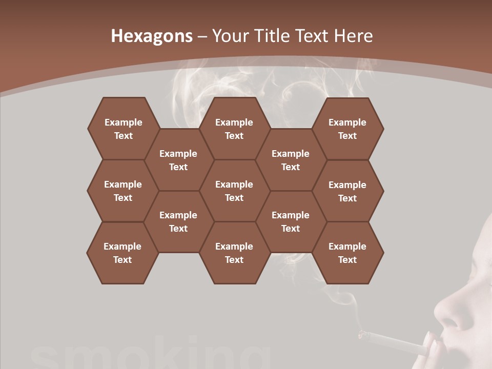 Toxic Hand Filter PowerPoint Template