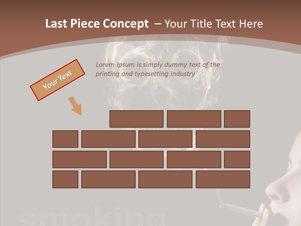 Toxic Hand Filter PowerPoint Template