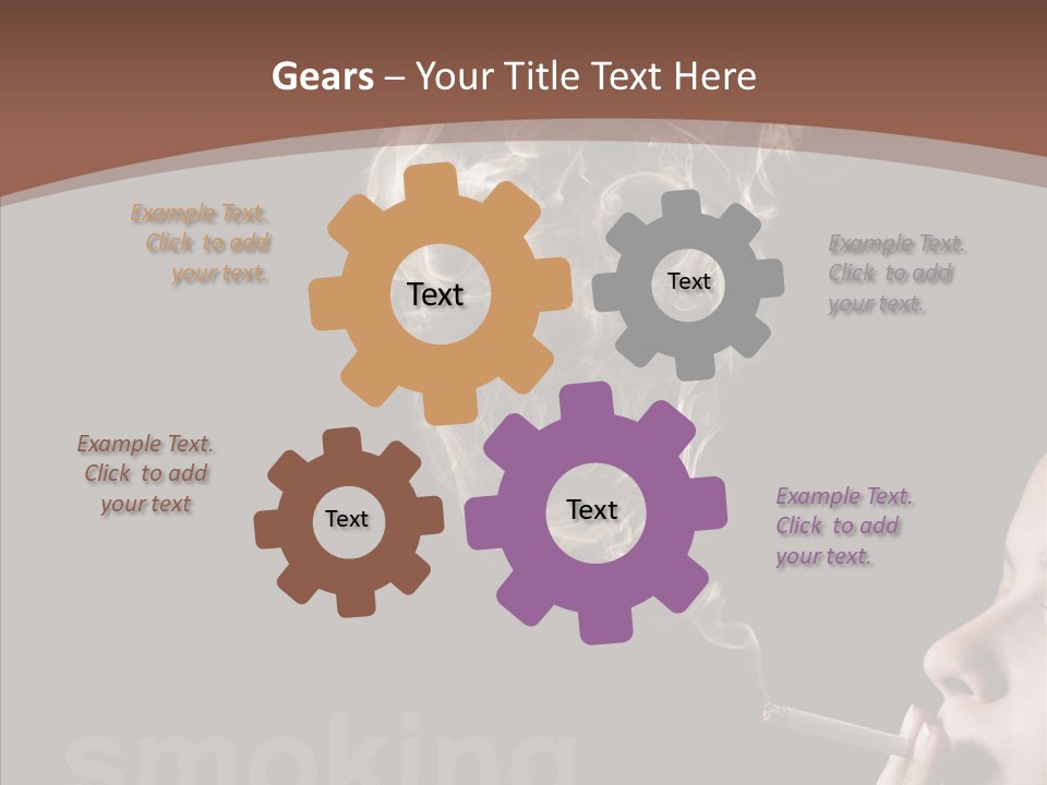 Toxic Hand Filter PowerPoint Template