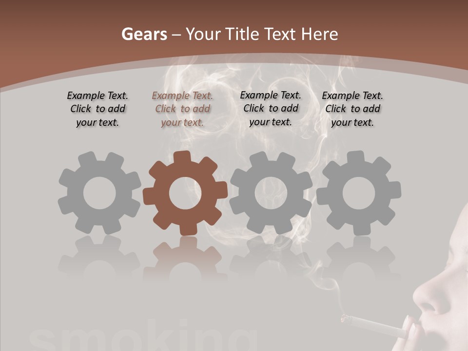 Toxic Hand Filter PowerPoint Template