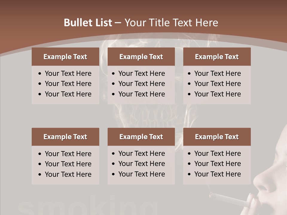 Toxic Hand Filter PowerPoint Template
