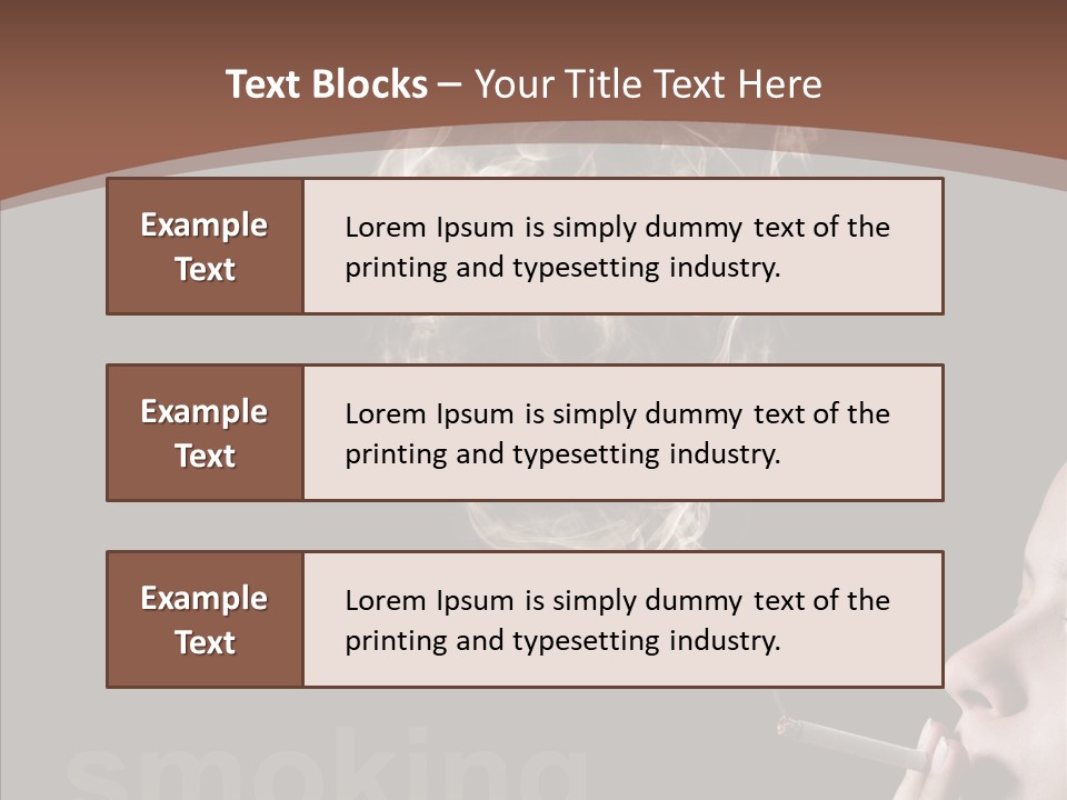 Toxic Hand Filter PowerPoint Template