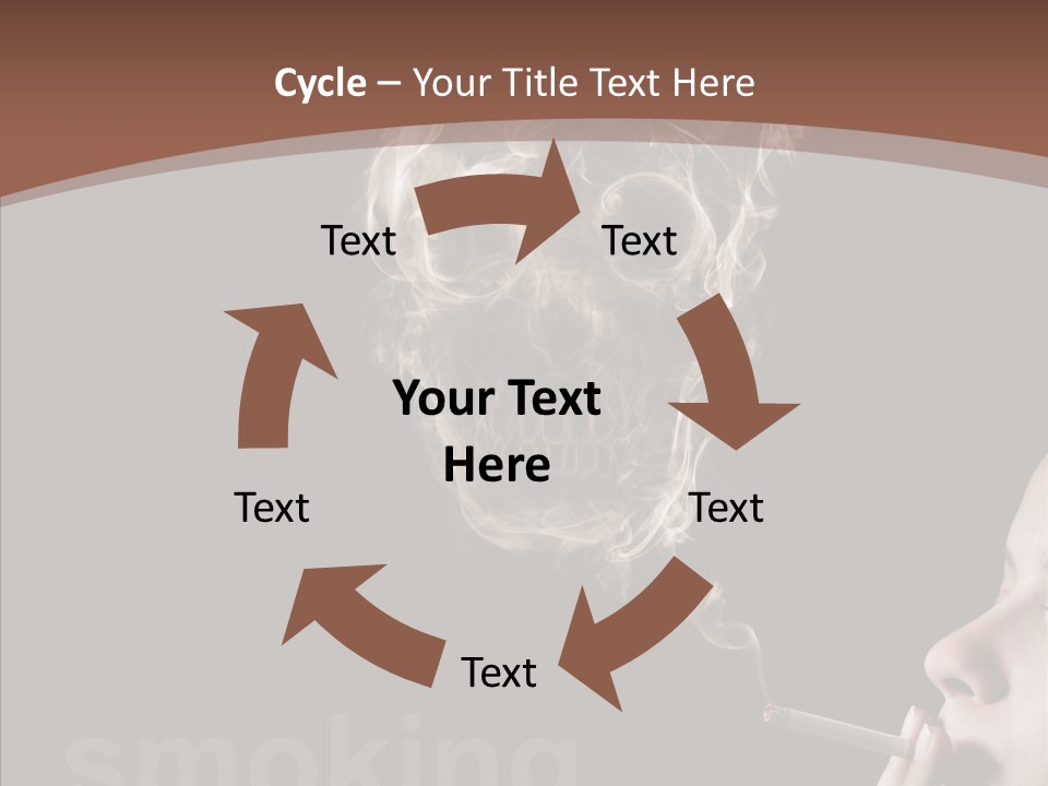 Toxic Hand Filter PowerPoint Template