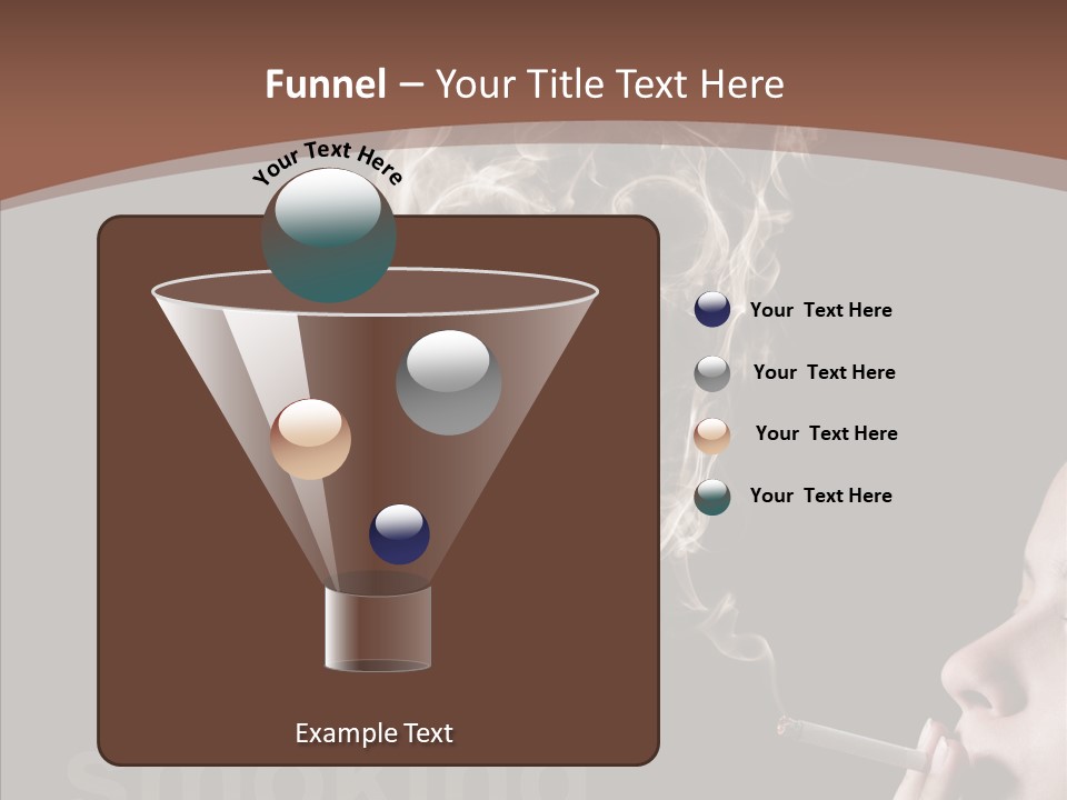 Toxic Hand Filter PowerPoint Template