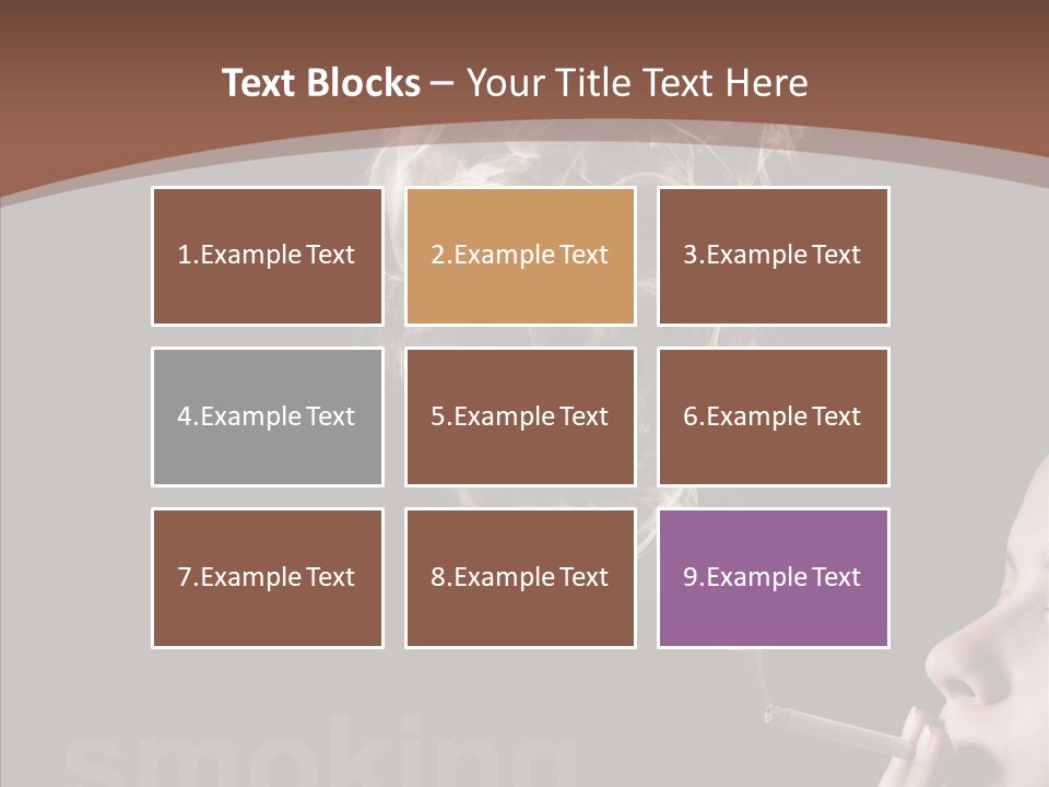 Toxic Hand Filter PowerPoint Template