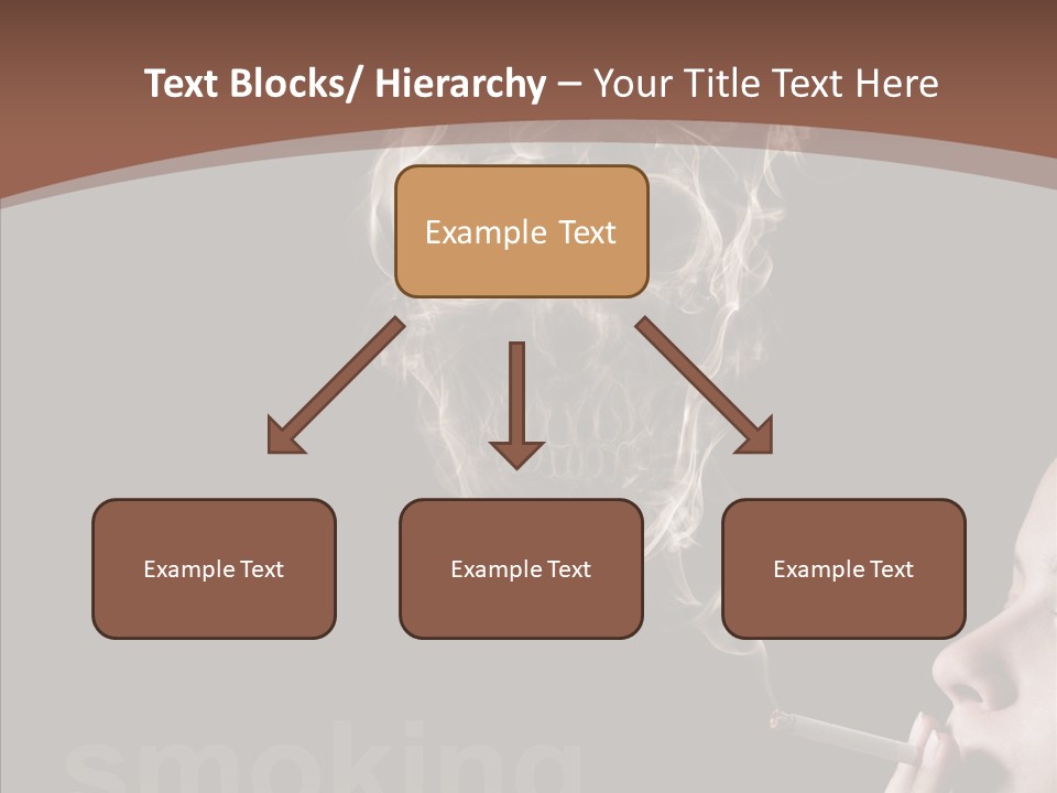Toxic Hand Filter PowerPoint Template
