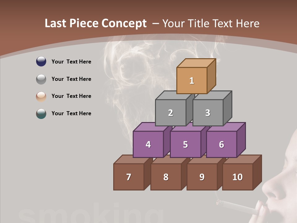 Toxic Hand Filter PowerPoint Template