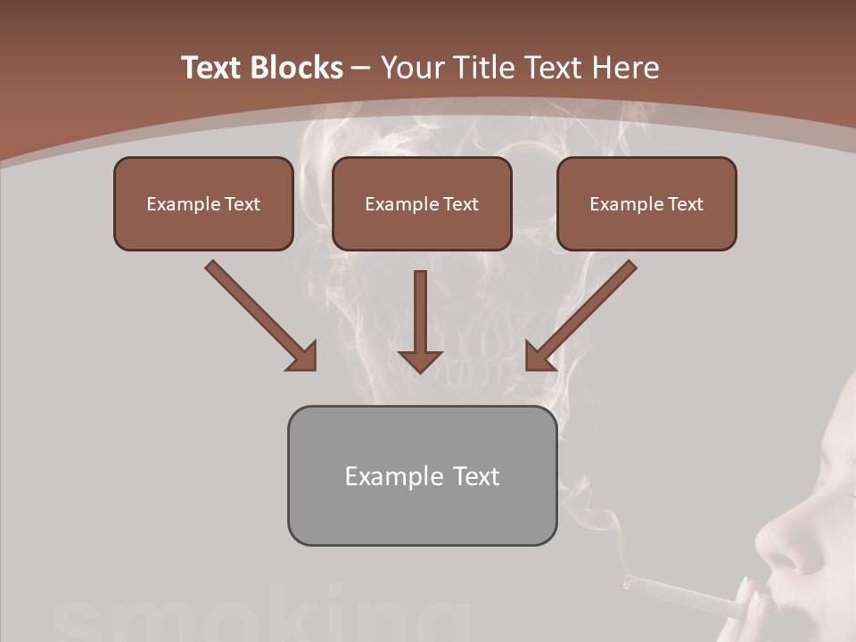 Toxic Hand Filter PowerPoint Template