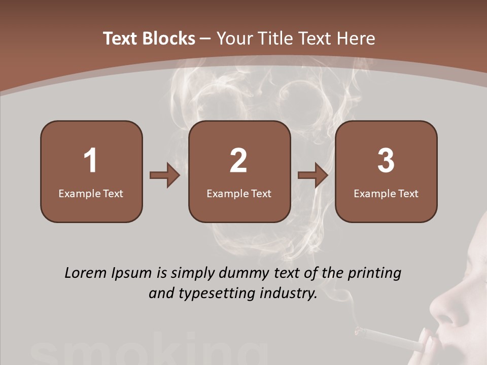 Toxic Hand Filter PowerPoint Template
