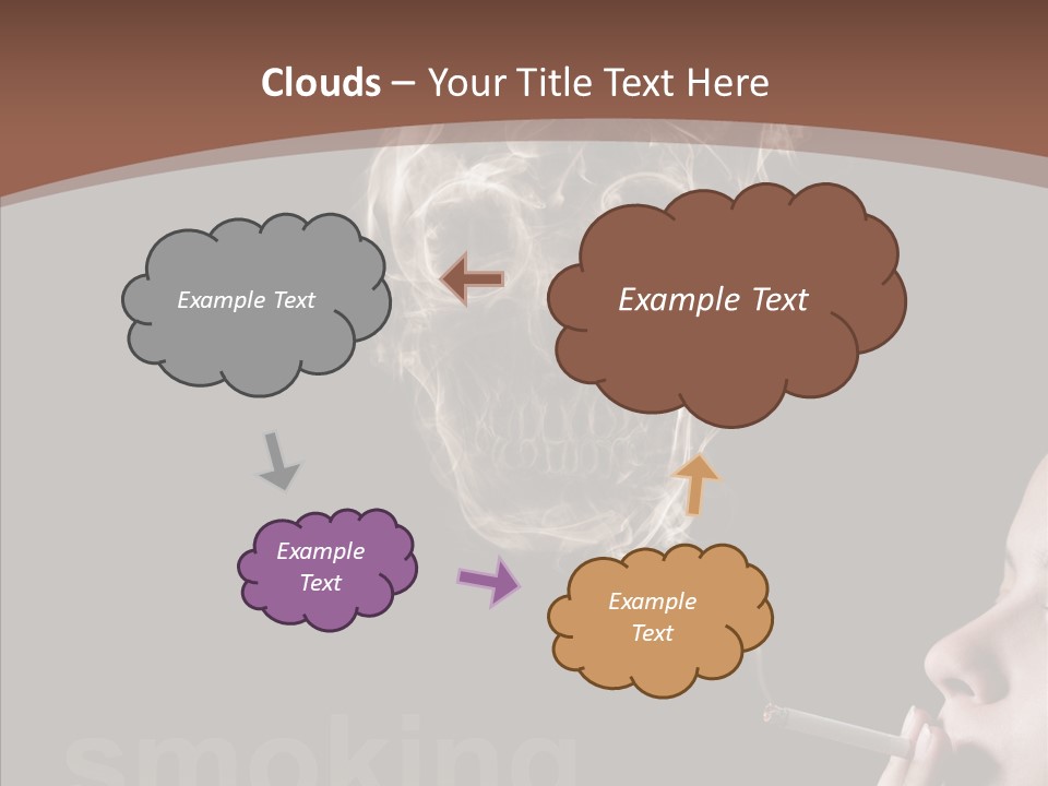 Toxic Hand Filter PowerPoint Template