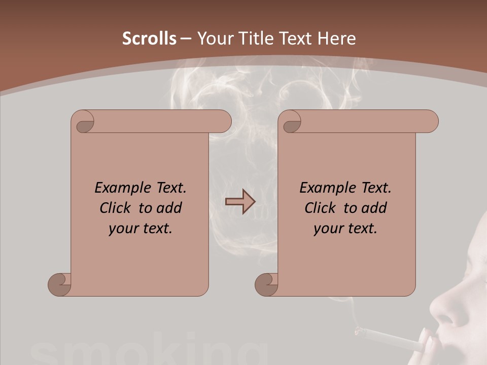 Toxic Hand Filter PowerPoint Template