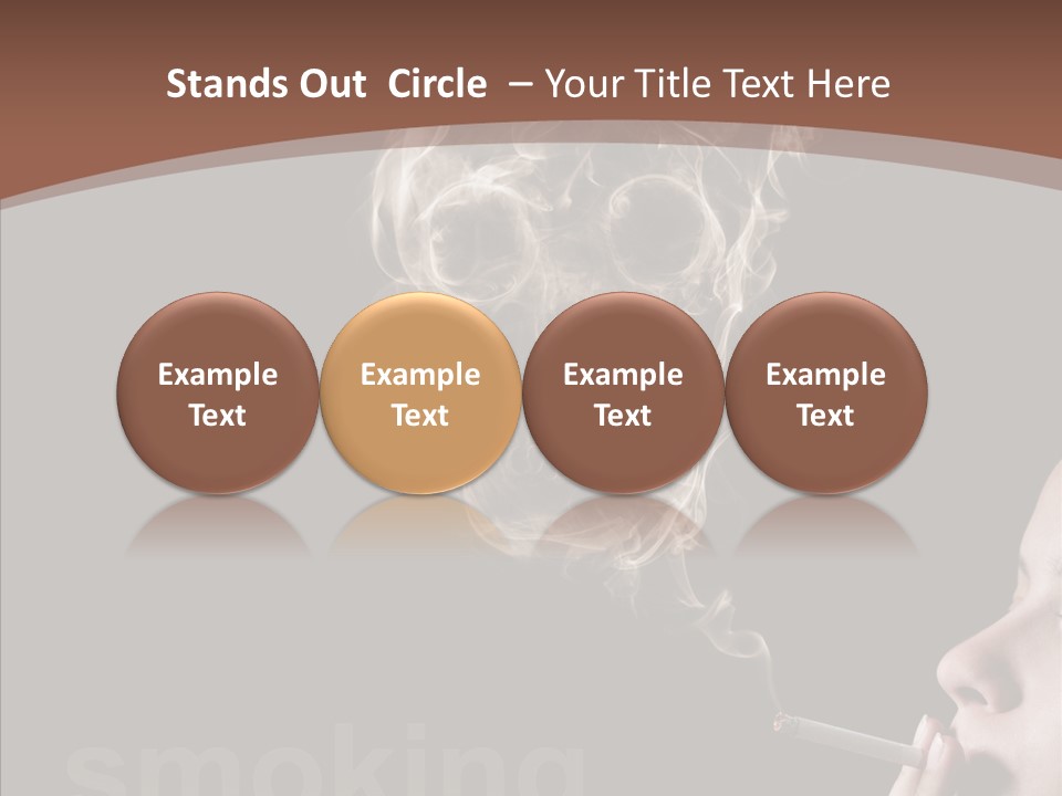 Toxic Hand Filter PowerPoint Template