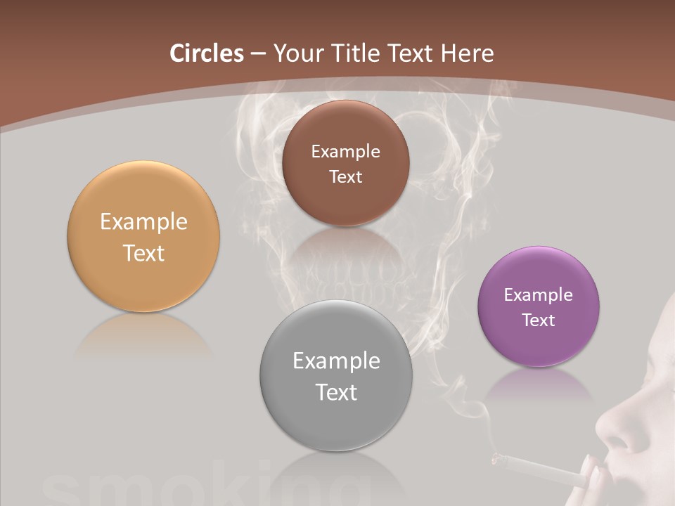 Toxic Hand Filter PowerPoint Template