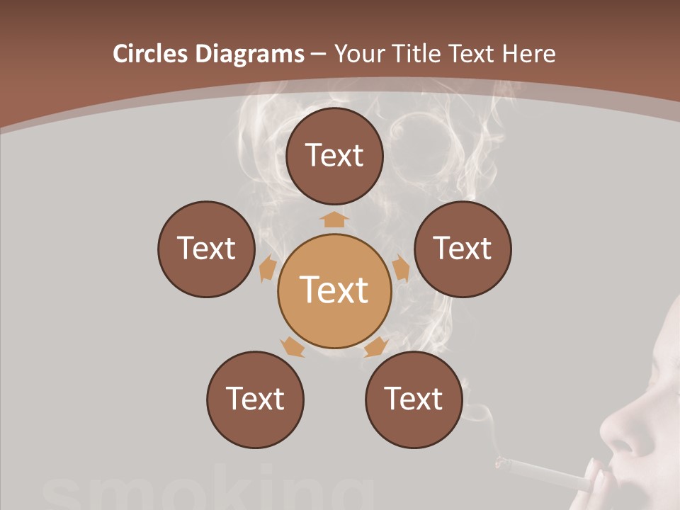 Toxic Hand Filter PowerPoint Template