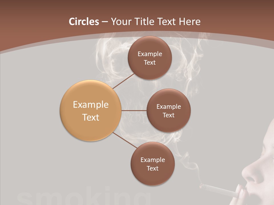 Toxic Hand Filter PowerPoint Template