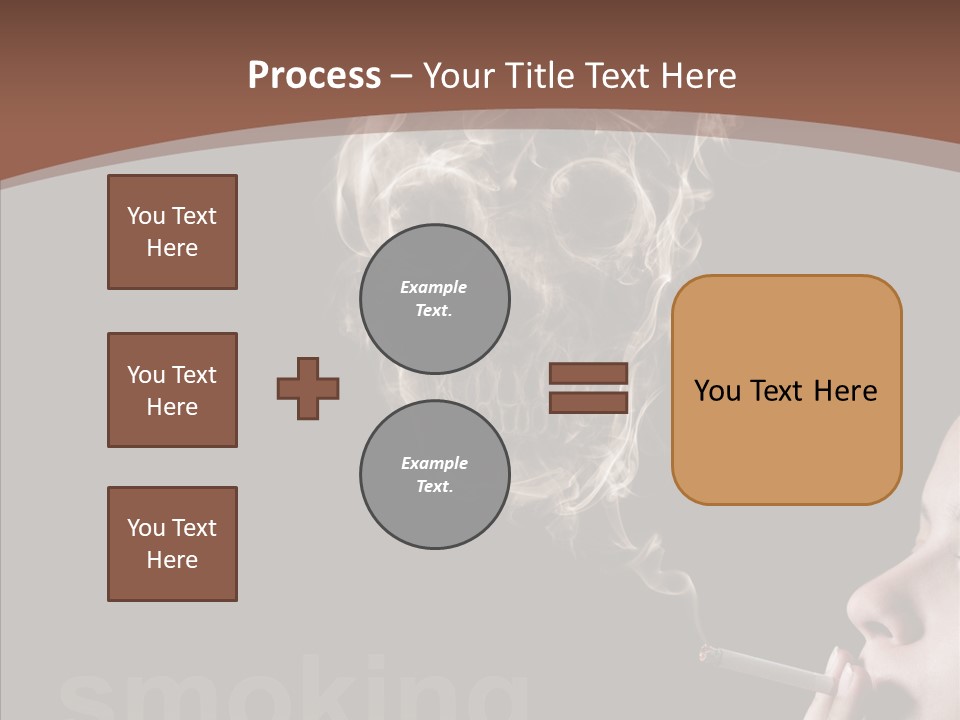 Toxic Hand Filter PowerPoint Template