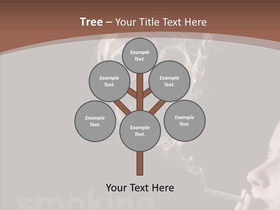 Toxic Hand Filter PowerPoint Template