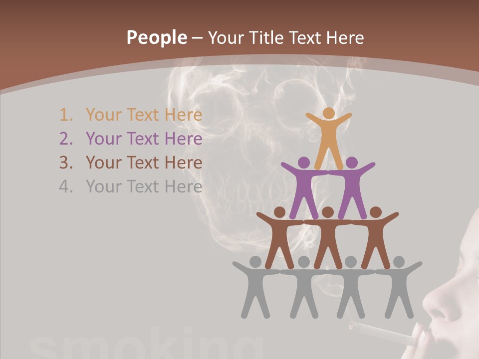 Toxic Hand Filter PowerPoint Template