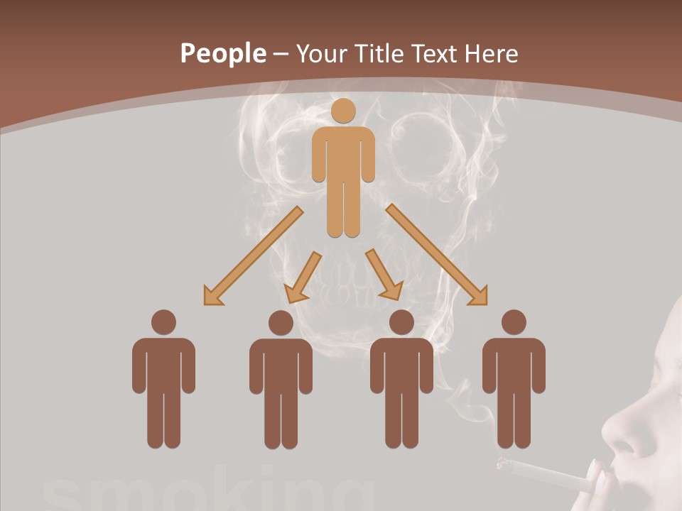 Toxic Hand Filter PowerPoint Template