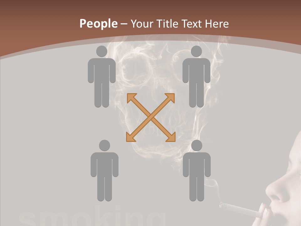 Toxic Hand Filter PowerPoint Template