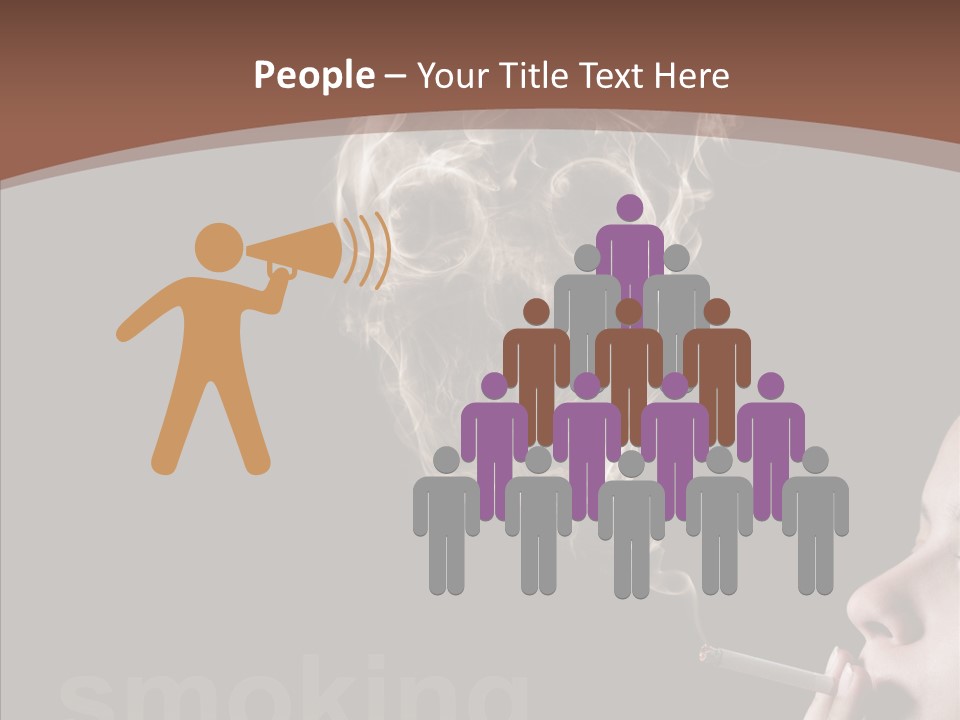 Toxic Hand Filter PowerPoint Template