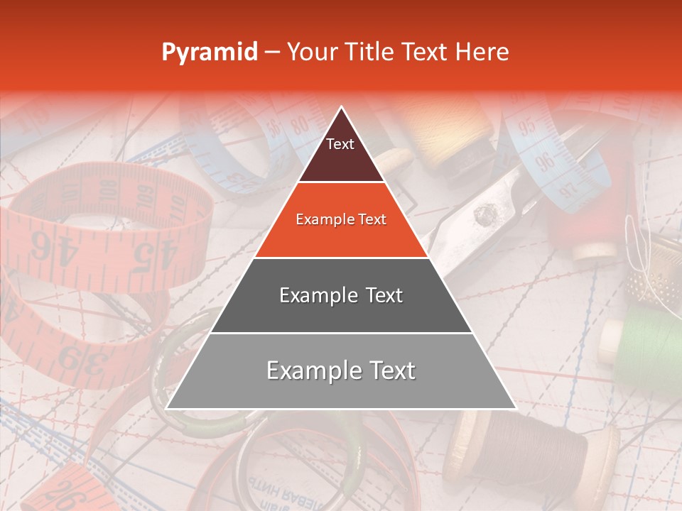 Reel Sew Orange PowerPoint Template