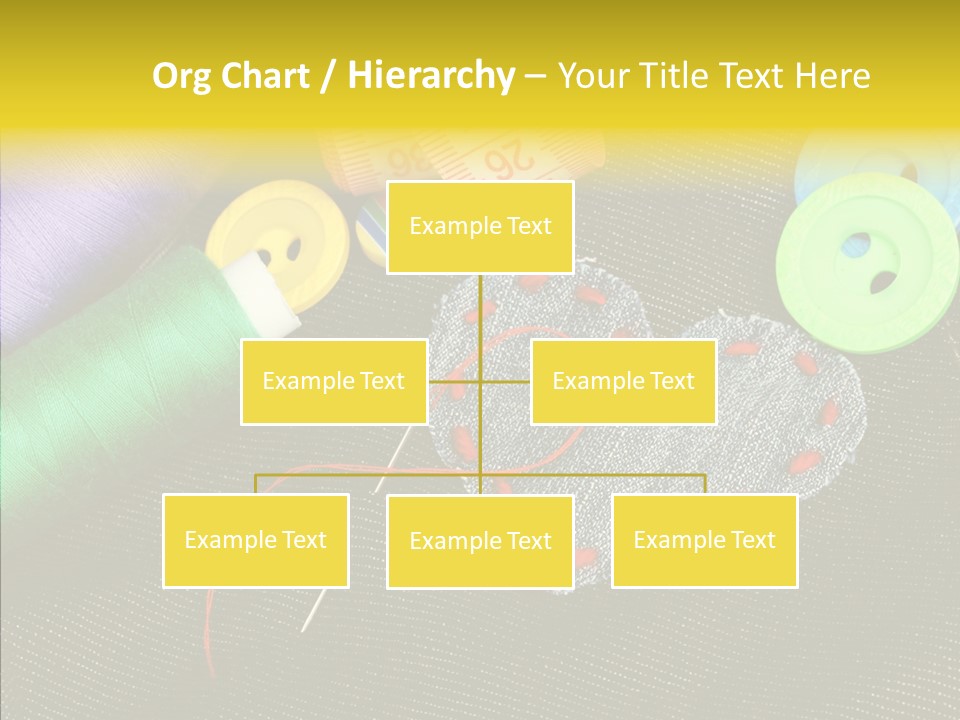 Cloth Red Buttons PowerPoint Template