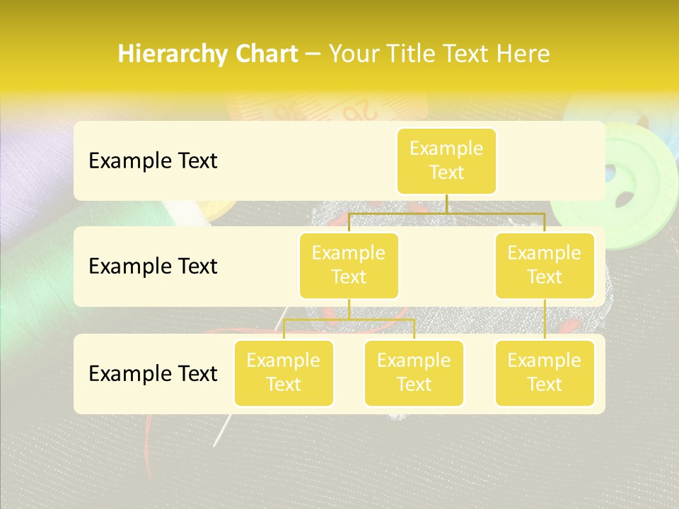 Cloth Red Buttons PowerPoint Template