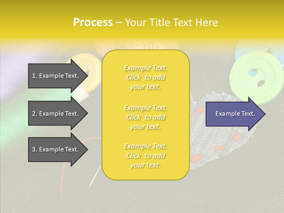 Cloth Red Buttons PowerPoint Template