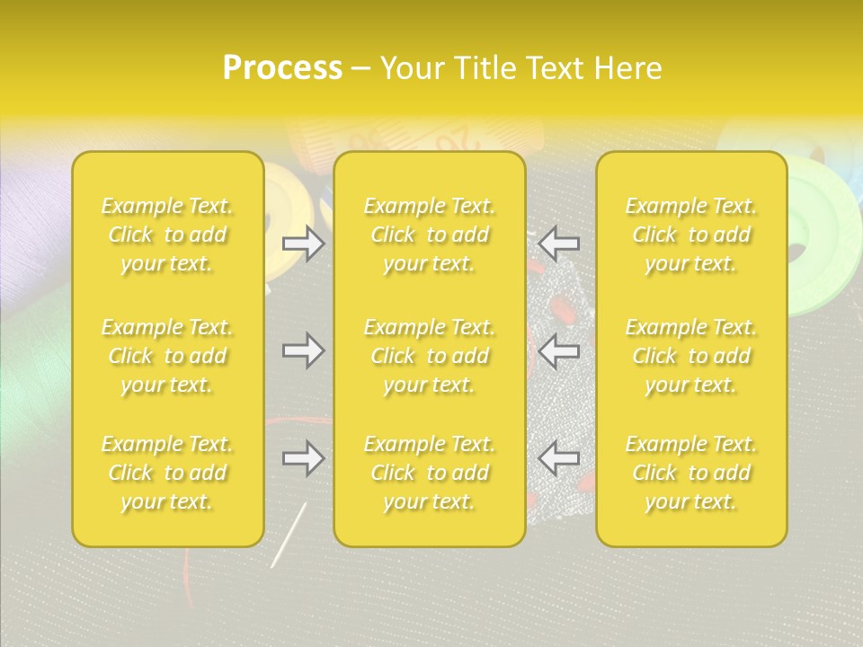 Cloth Red Buttons PowerPoint Template