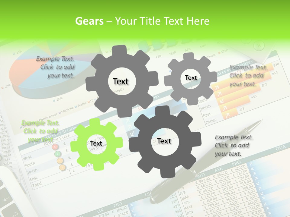 Business Wealth Stock PowerPoint Template