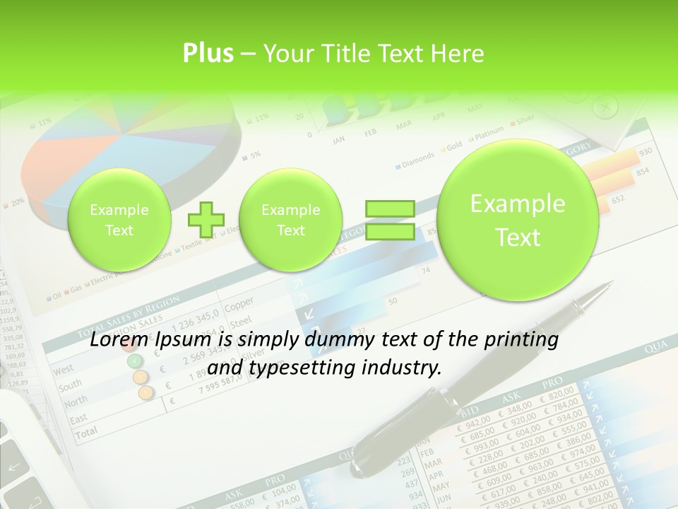 Business Wealth Stock PowerPoint Template