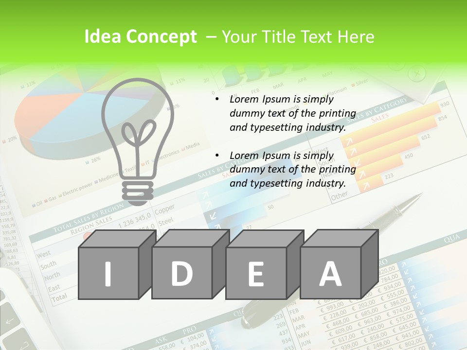 Business Wealth Stock PowerPoint Template
