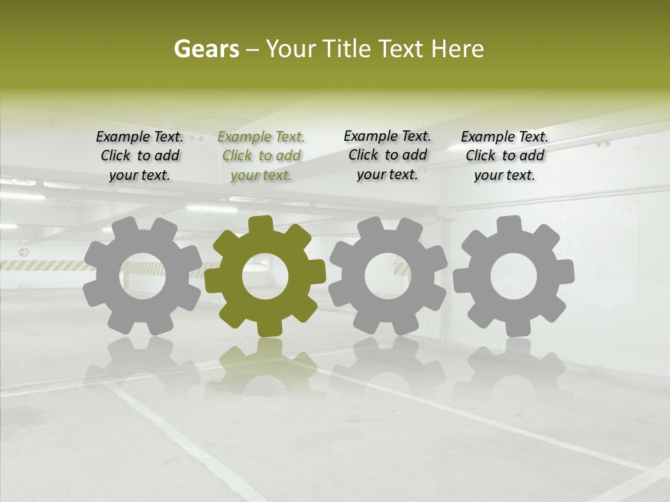 Interior Noticeable Vehicle PowerPoint Template