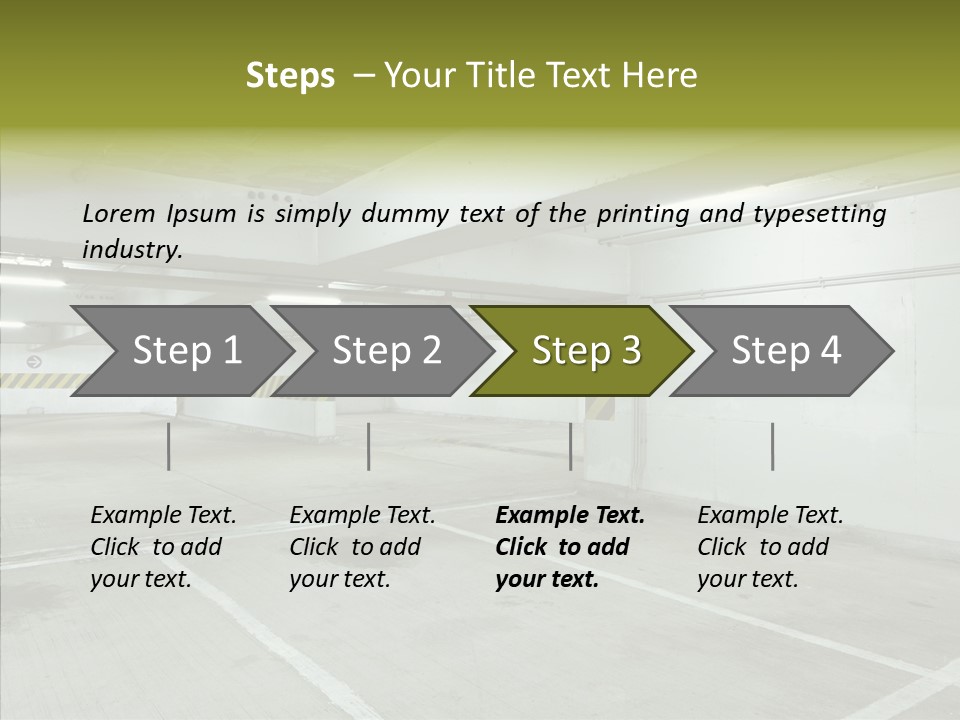 Interior Noticeable Vehicle PowerPoint Template