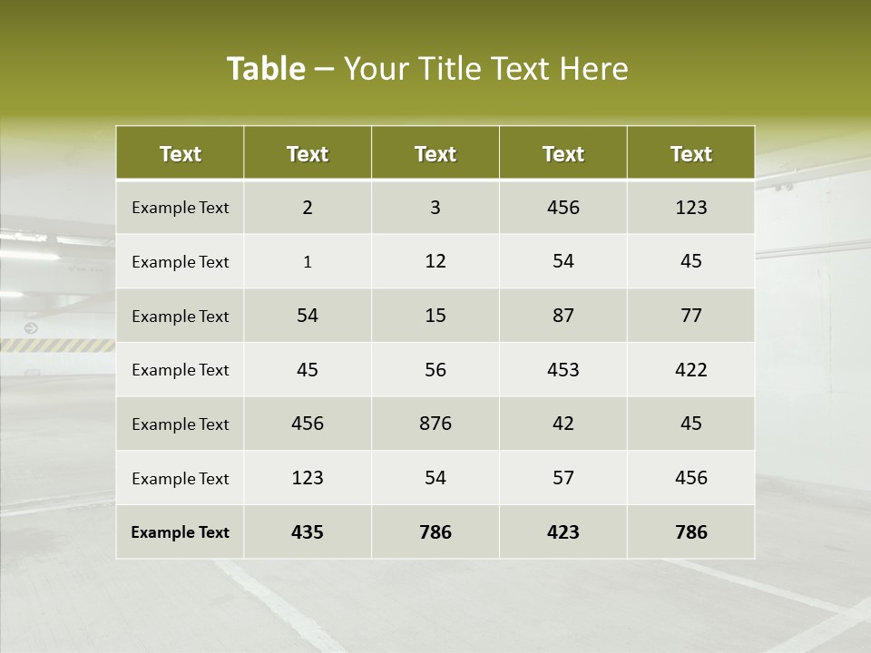 Interior Noticeable Vehicle PowerPoint Template