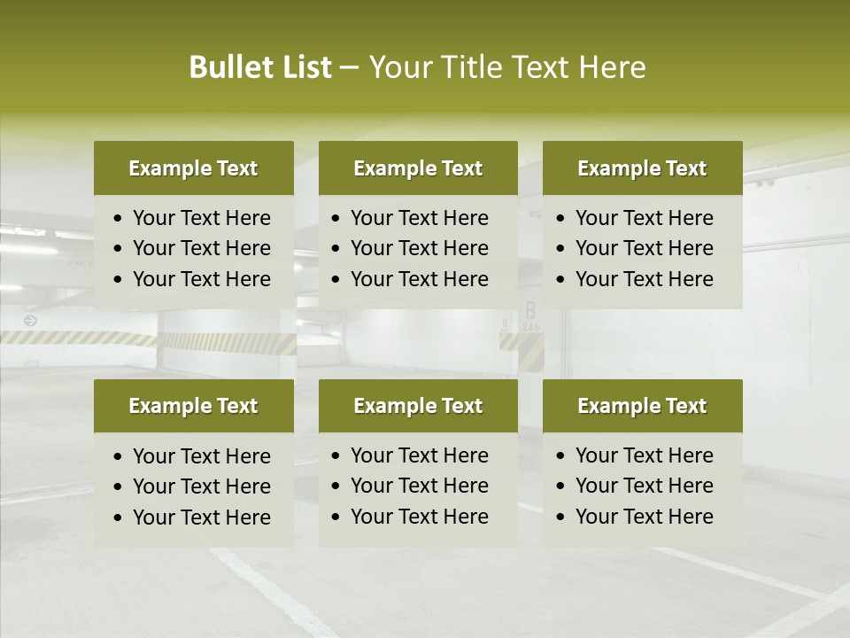 Interior Noticeable Vehicle PowerPoint Template