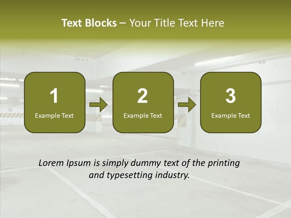 Interior Noticeable Vehicle PowerPoint Template