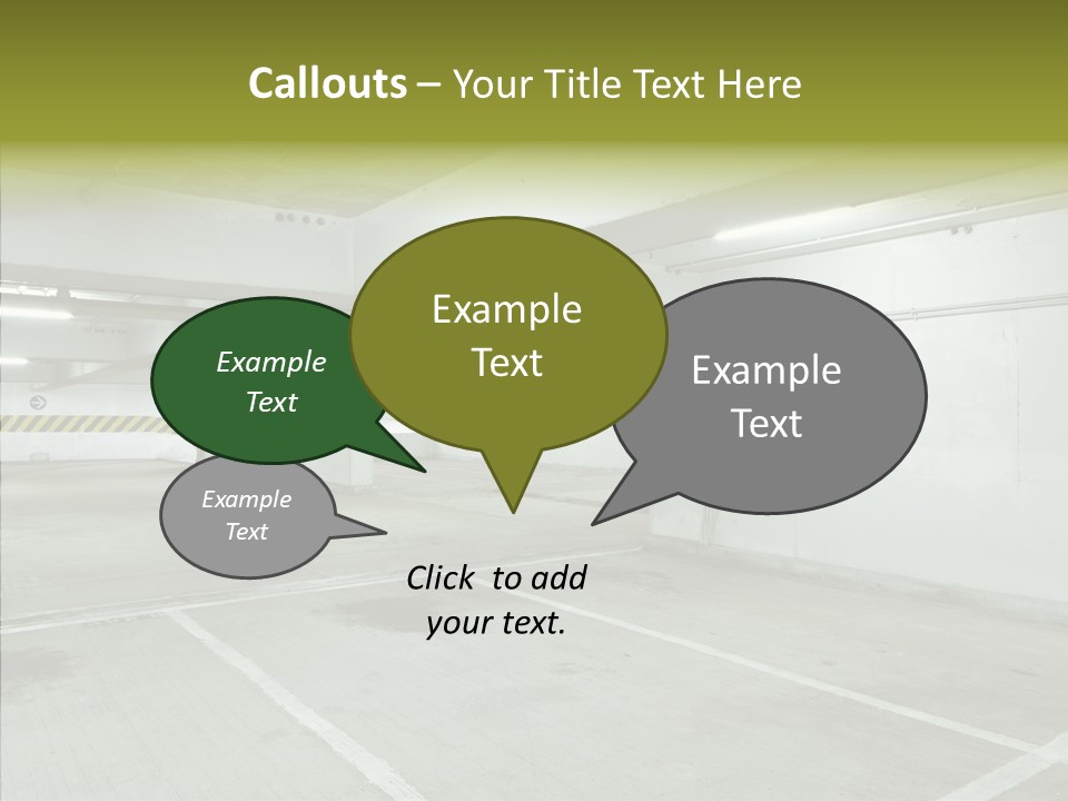 Interior Noticeable Vehicle PowerPoint Template
