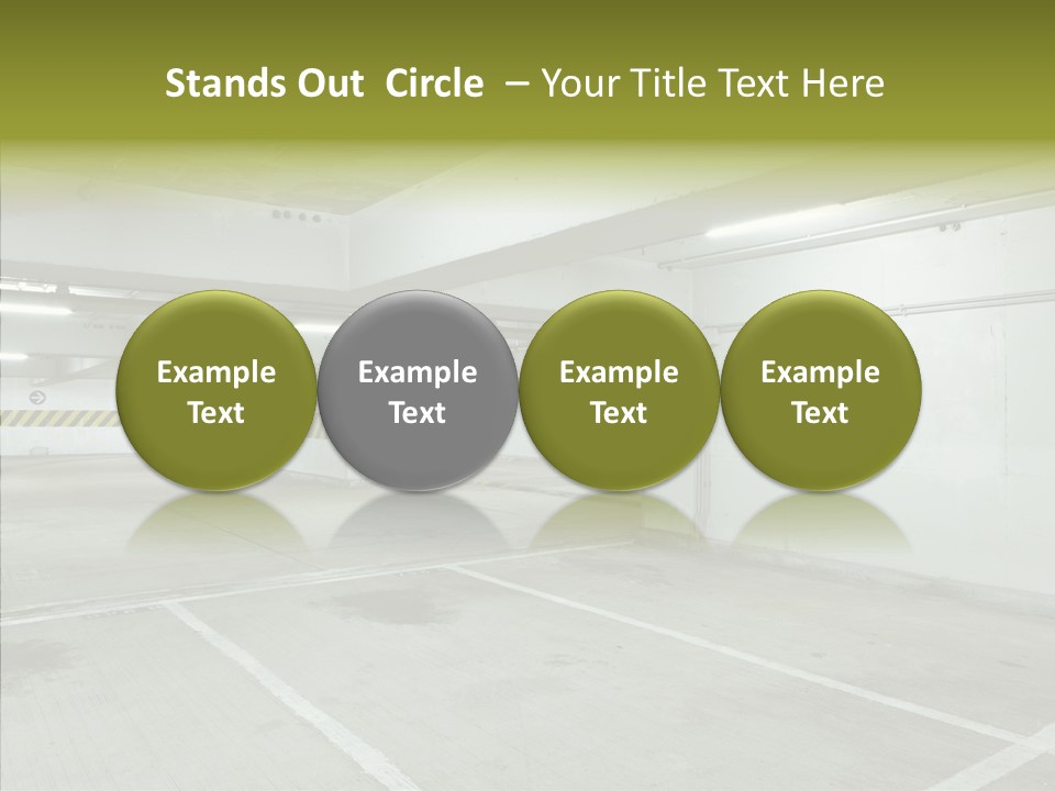 Interior Noticeable Vehicle PowerPoint Template