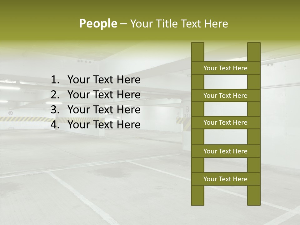 Interior Noticeable Vehicle PowerPoint Template