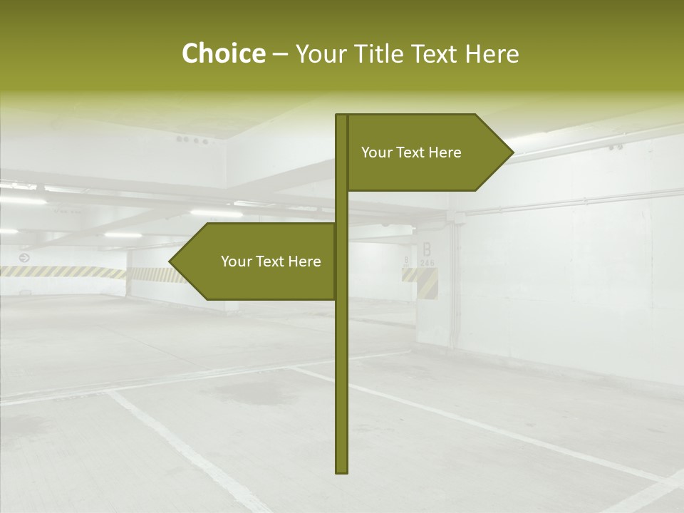 Interior Noticeable Vehicle PowerPoint Template