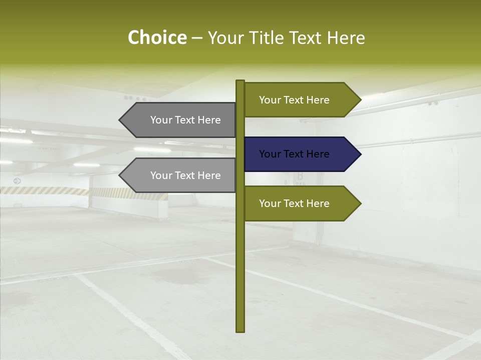 Interior Noticeable Vehicle PowerPoint Template